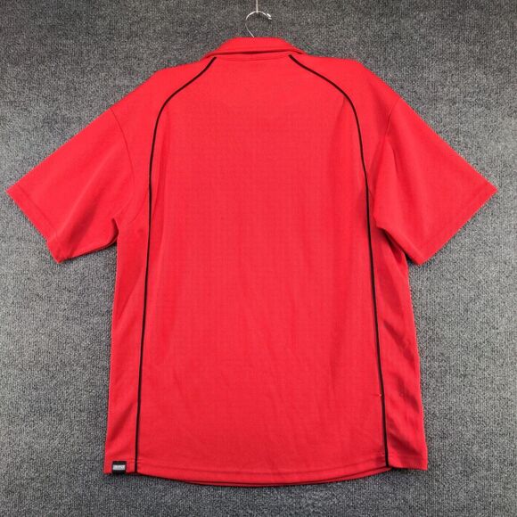 BRG Golf Men's Target Chip Ganassi Racing Polo Shirt Red Large Dry Tech - Picture 7 of 16